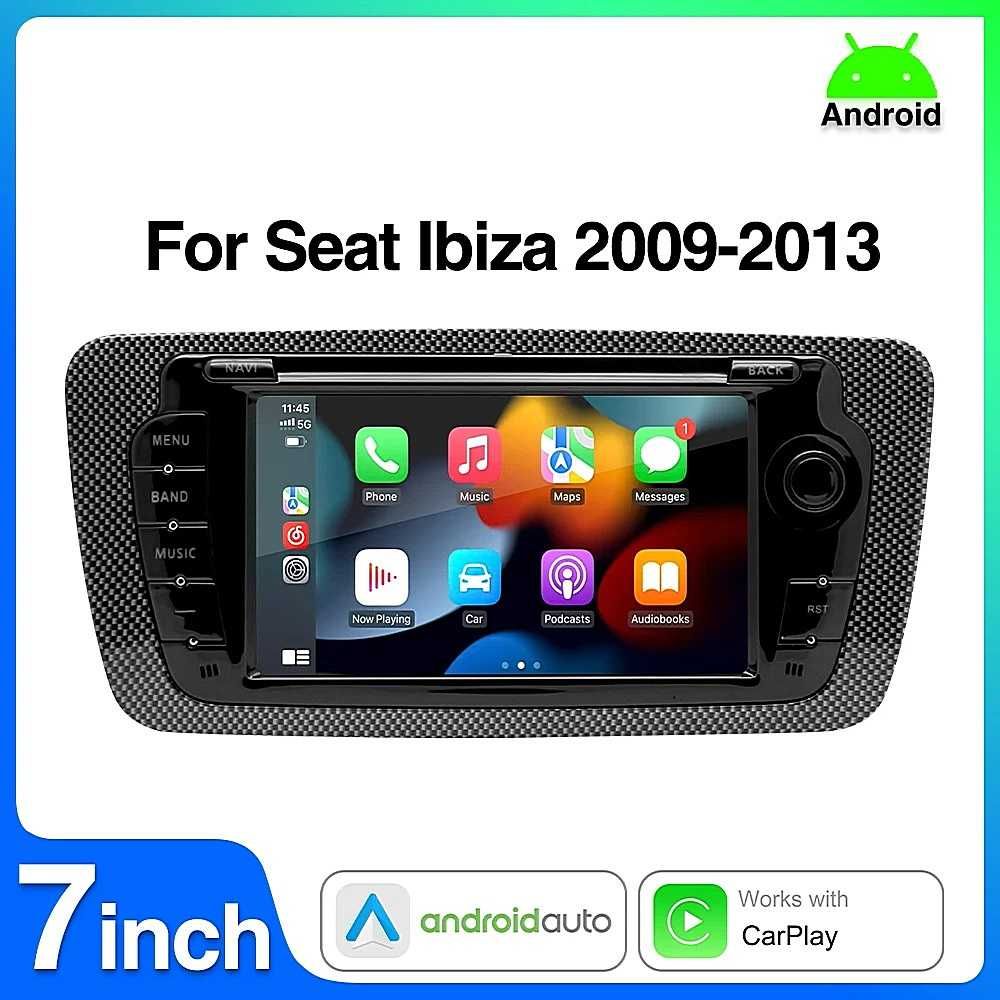 Мултимедия за Seat Ibiza Двоен дин Навигация 2 DIN плеър Android Сеат