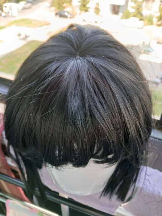 парик каре женский черный, каре парик кора аёлларники