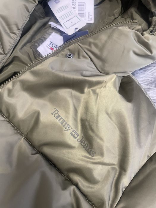 Geaca lunga tip parka Tommy Jeans noua cu eticheta