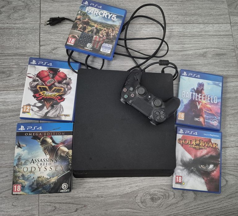 PlayStation 4 + 1 controller + 5 jocuri