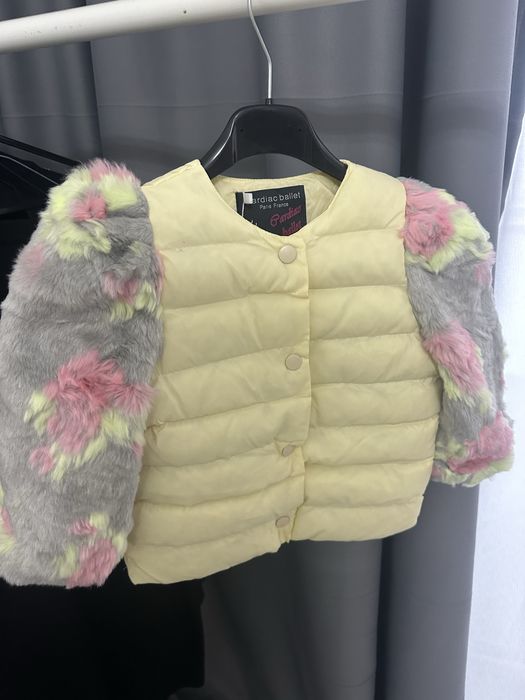 Geaca fetite pufoasa