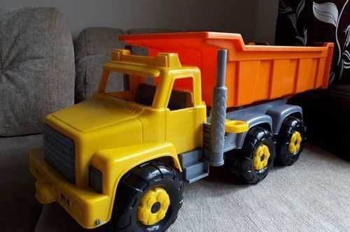 Распродажа Полесье Супергигант автомобиль-самосвал + лопата 50 см