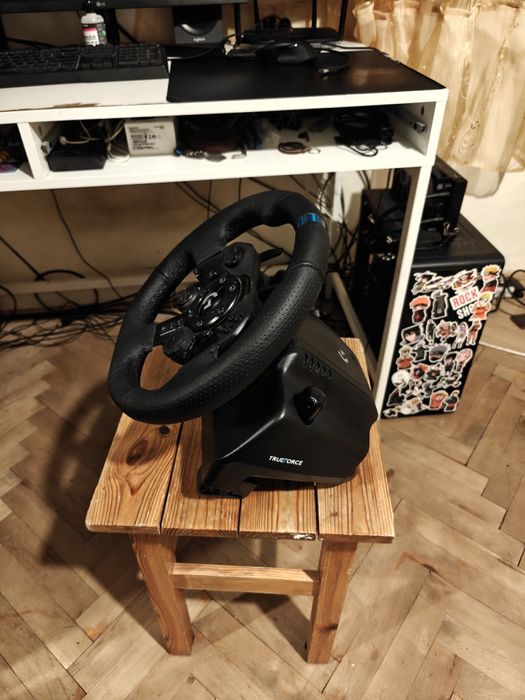 Volan Gaming Logitech Trueforce G923 + schimbător + frana de mana