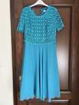 Rochie ocazie turcoaz mar 44