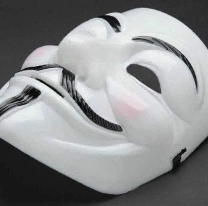 Masca originala V for Vendetta, film, Anonymous, Hacker, Halloween