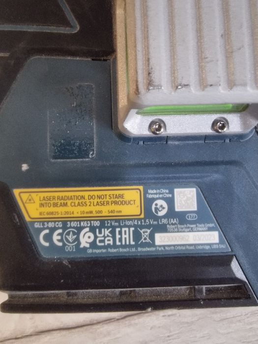 Laser bosch gll 3-80 cg  linii verzi