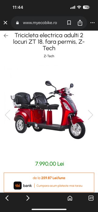 Triciclu electric