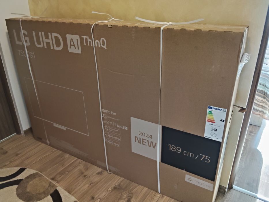 Smart Tv led LG ultra HD 75' 189 cm nou, nefolosit