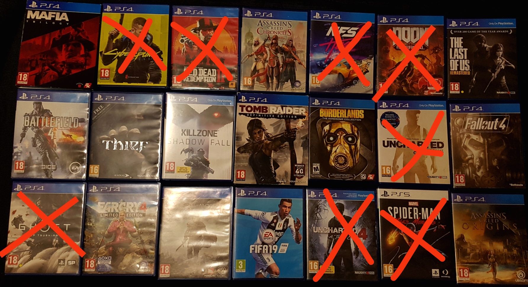 Colecție jocuri PS4