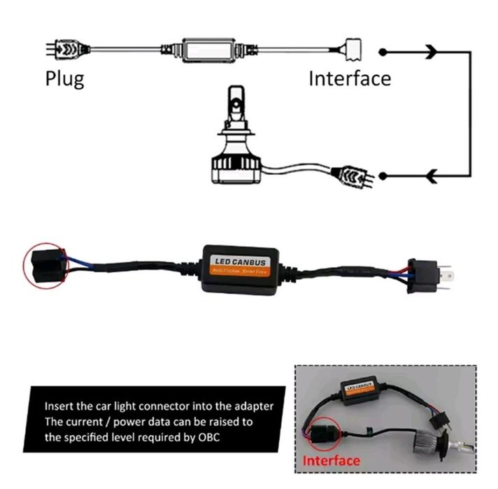 Led Canbus H7 H11 декодер.Цена за два броя