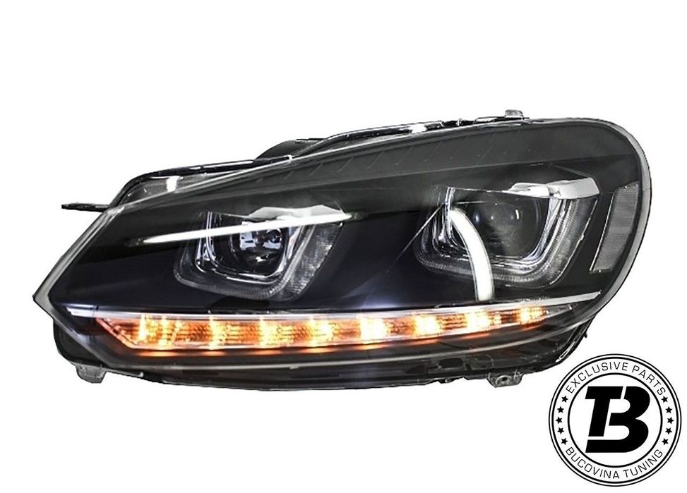 Faruri LED compatibile cu VW Golf 6 VI G7 U Design