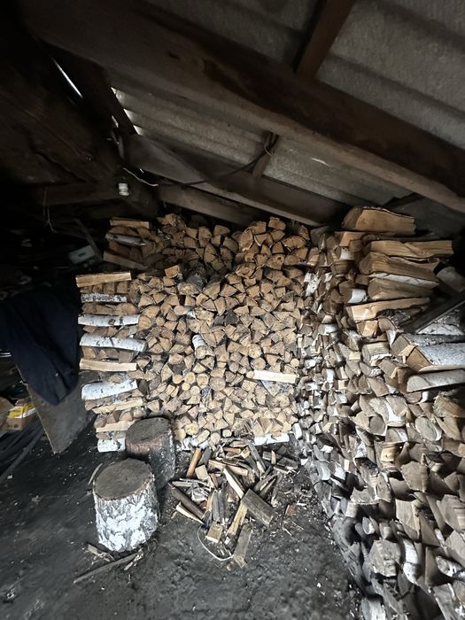 Дрова колотые сухие