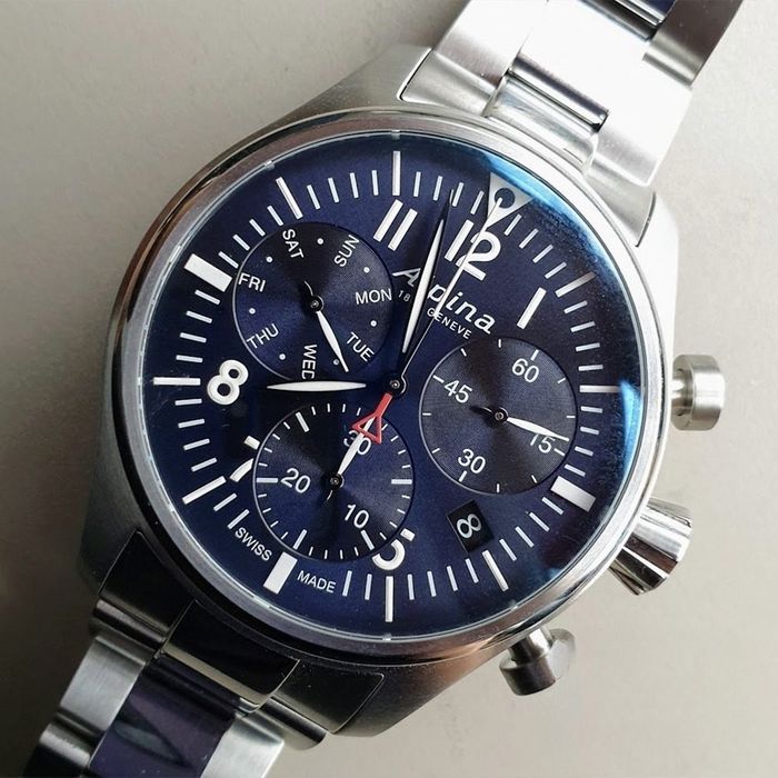 Швейцарские часы ALPINA Startimer Pilot Chronograph Quartz