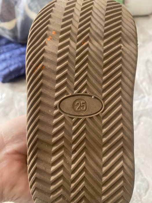 Утепленные ботиночки  25 размер