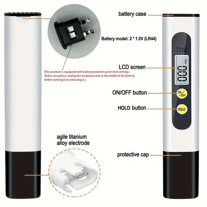 Tester puritate, calitate apa TDS meter