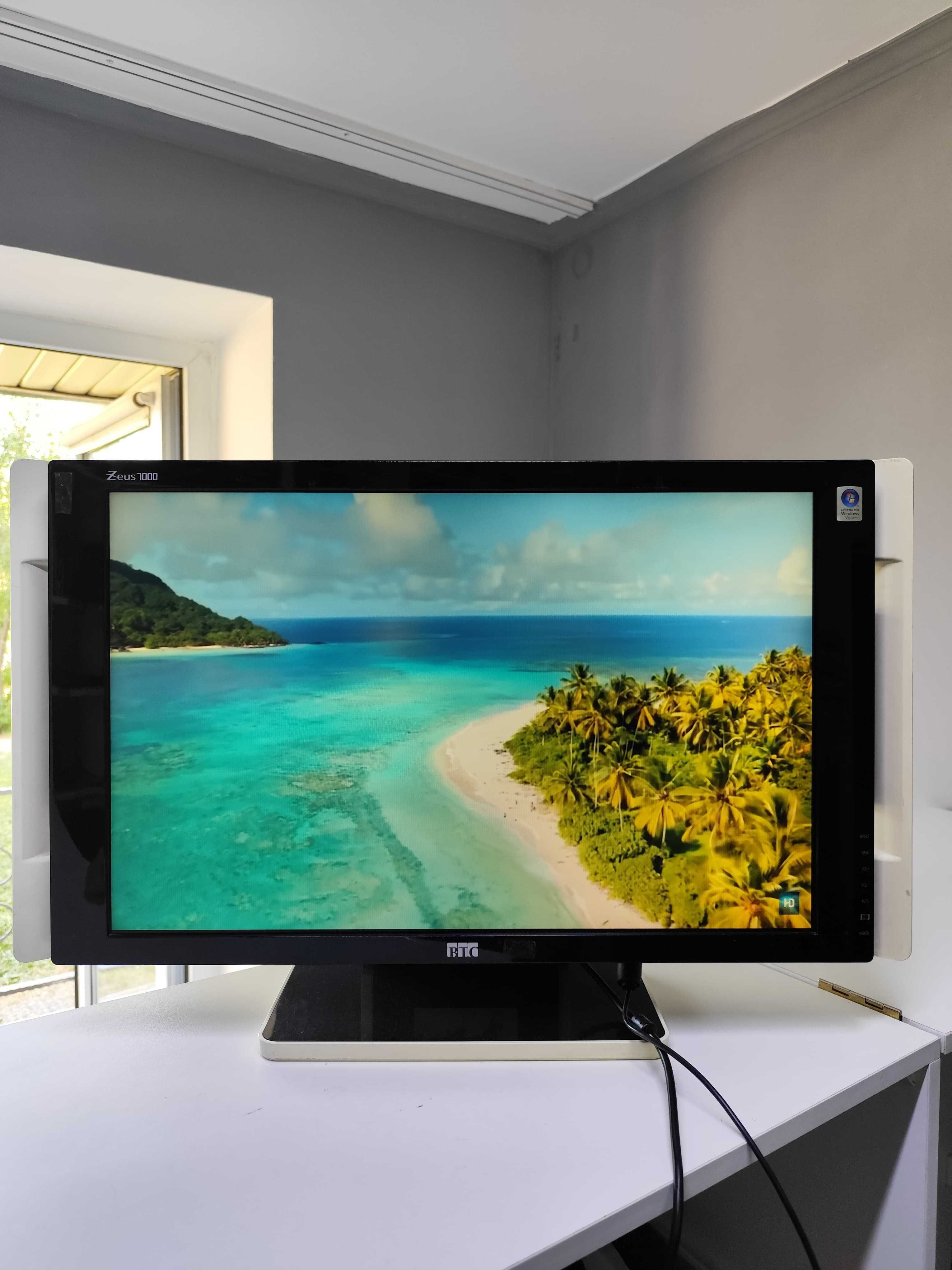 Монитор диагональ 24" Full HD все работает хорошо