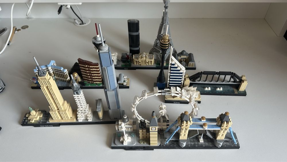 Lego architecture London, New York, Las Vegas, Paris, Sydney