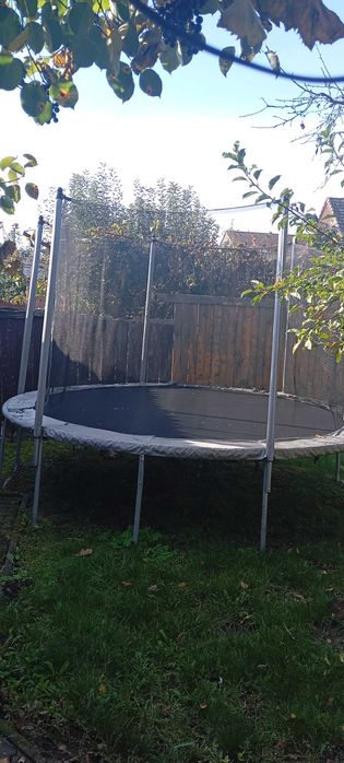 Trambulina diametru mare 365 cm, capacitate 400 kg, copii si adulti