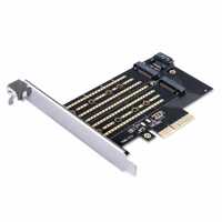 Адаптер 2 х M.2 SSD в PCI-E x4 ORICO PDM2-BP новый в упаковке.