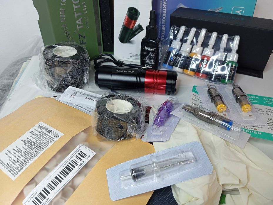 KIT EZ EvoTech S, Swiss Motor! NOU Aparat de tatuat, Calitate Marca EZ