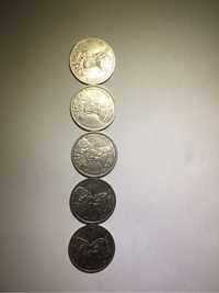 5 Monede cu chipul domnitorului Mihai Viteazu