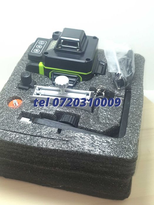 Reducere Auto Nivela Laser Verde Kamoon 16 Lini 4d 30m Cu Detector M