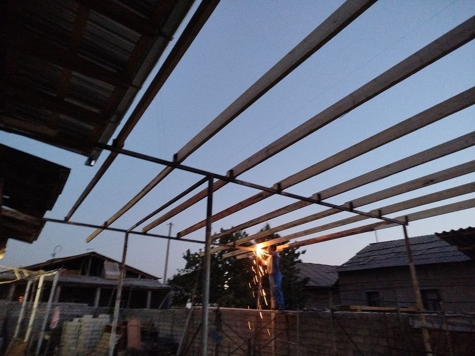 Svarka iwlarini qilamiz сварка ишлари Навес йопамиз