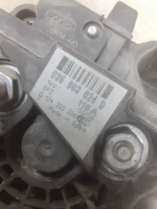 Alternator Skoda Fabia 1.4 benzina cod 036903024