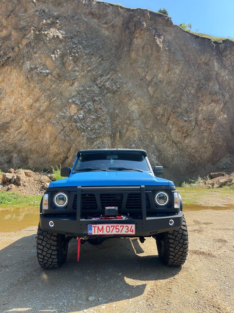 Bara față metalica Off-Road pentru Nissan Patrol Y60