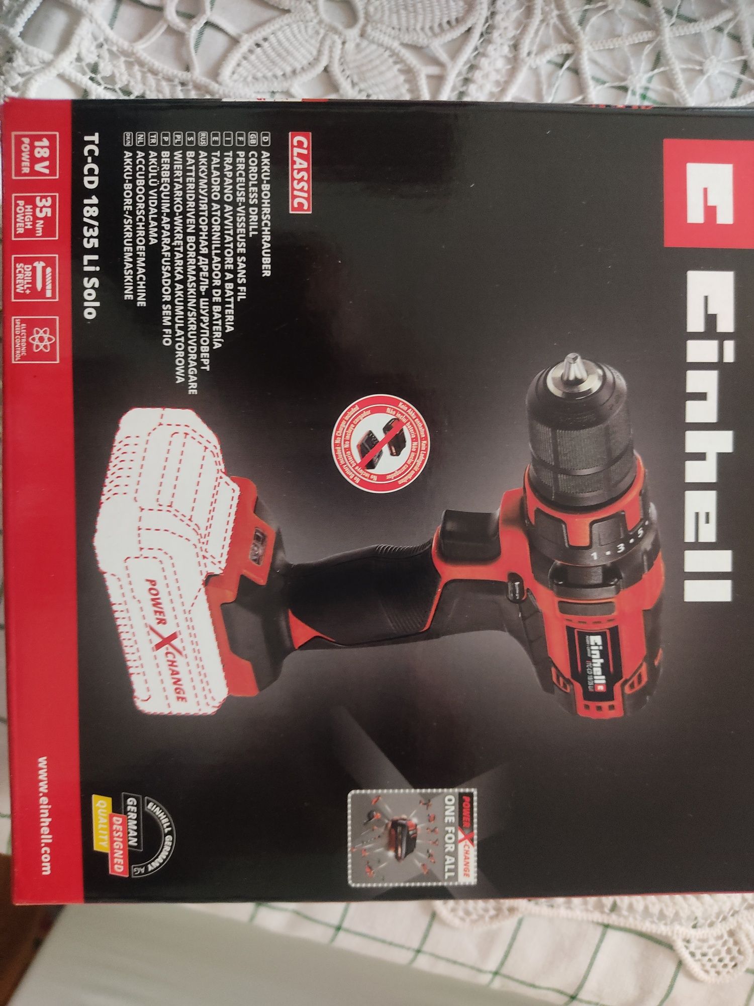 Einhell 18v TC-CD Bormasina cu acumulator (nu este inclus in pachet)