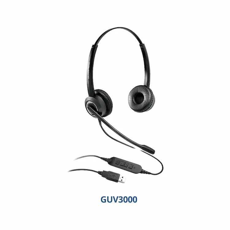Наушники Grandstream GUV3000 — Для IP, ПК и Ноутбука