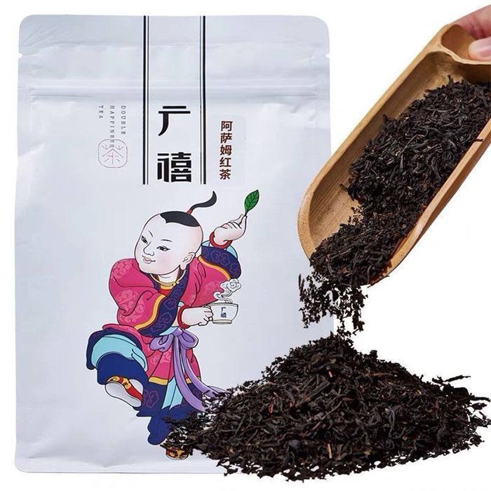 Чай Ассам черный молотый лист 500гр LUX