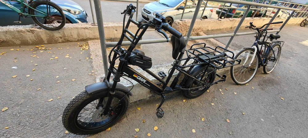 Электровелосипед, дальность хода 120 км