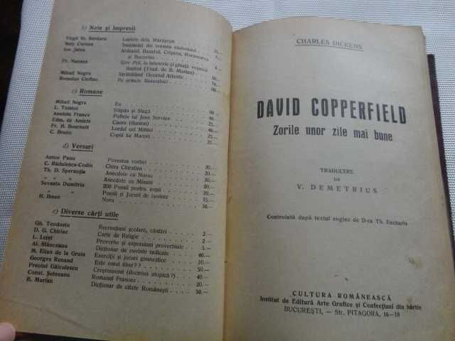 David Copperfield-Charles Dickens ( editie interbelica )