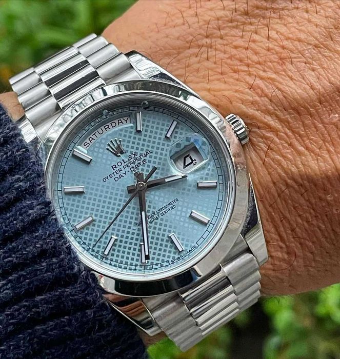 Rolex Day-Date 40mm Blue Dial