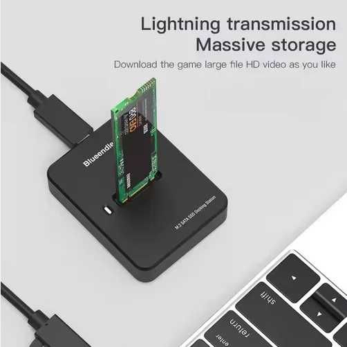 Adaptor SSD M.2 NVME+SATA la USB 3.1 gen 2 docking station