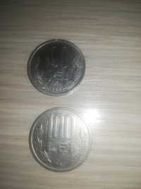 2 monede 100 lei, una din 1992 și una din 1993