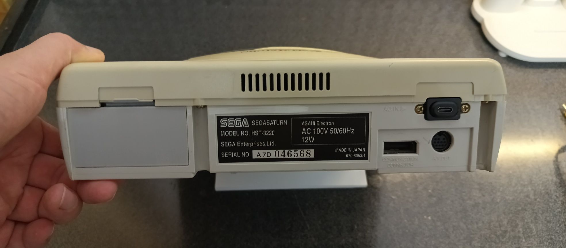 Sega Saturn с установленными модами