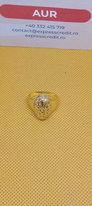 Inel aur 14k 4.36g ag.7 Podu Ros 49761.1 - Garantie 2 Ani!
