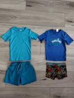 Set tricouri și pantaloni cu protecție solară băieți 2-3-4 ani 98/104