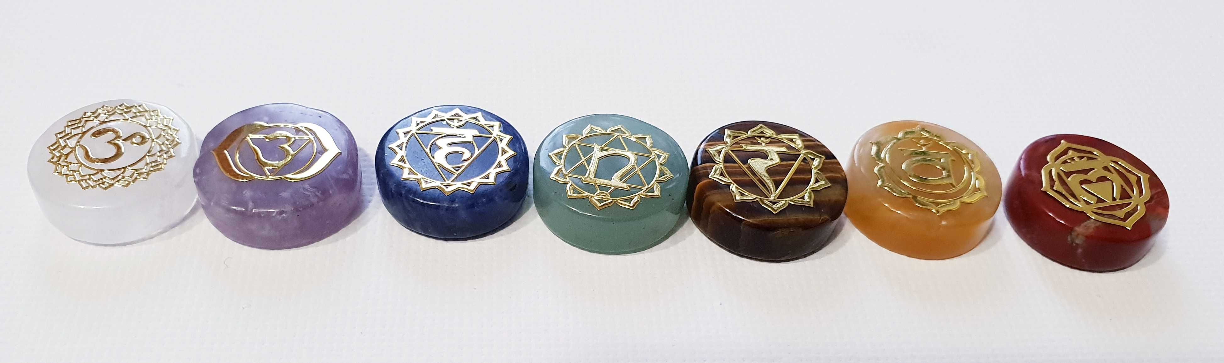 Set 7 simboluri Chakre cristale 100% naturale!
