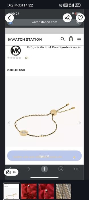 Vând sau schimb cu orice brățară Michael Kors limitata!