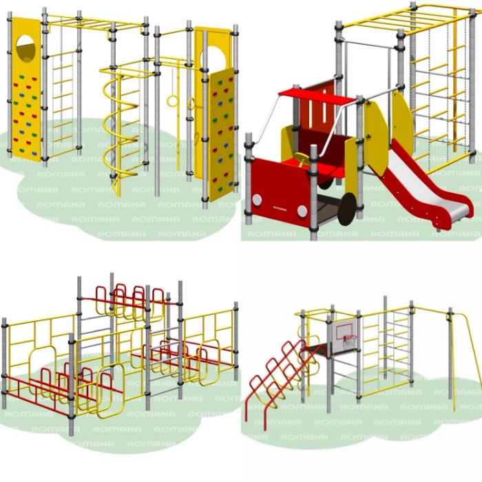 Спортивная детская площадка ROMANA Болалар майдончаси