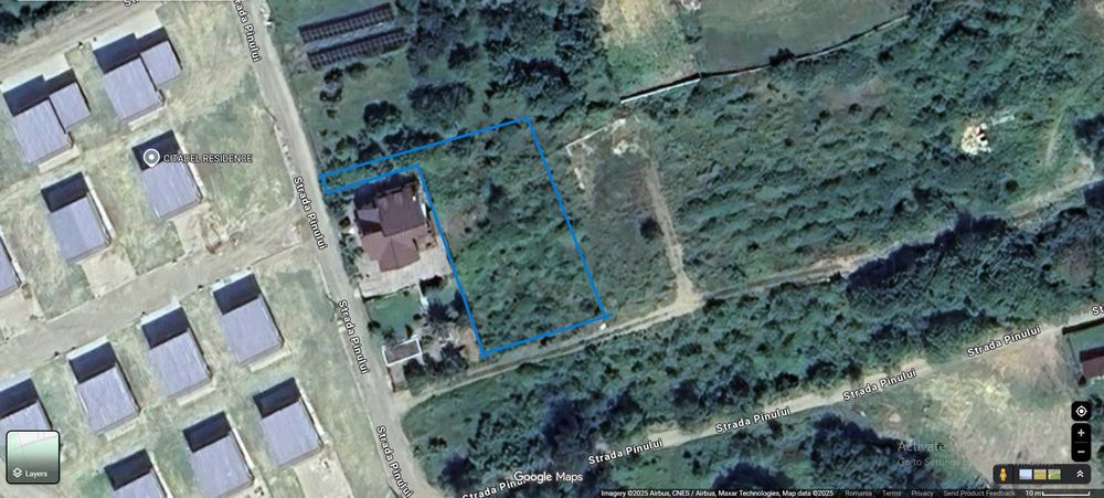 Teren intravilan de 1409 mp cu PUZ - Cisnadioara