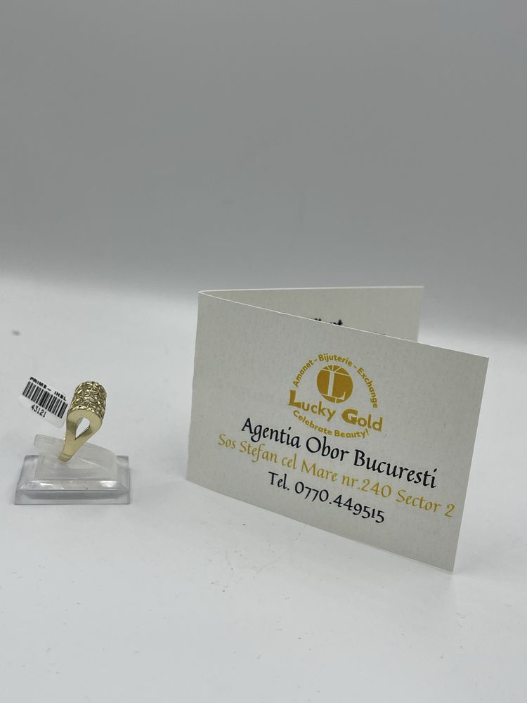 Inel De Aur 3.48GR 14K Marimea 18/ Diametrul 58 #43121