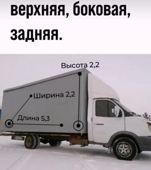 Грузоперевозки Газель 5.3 м