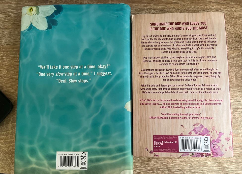 Colleen Hoover книги - it ends with us и it begins with us