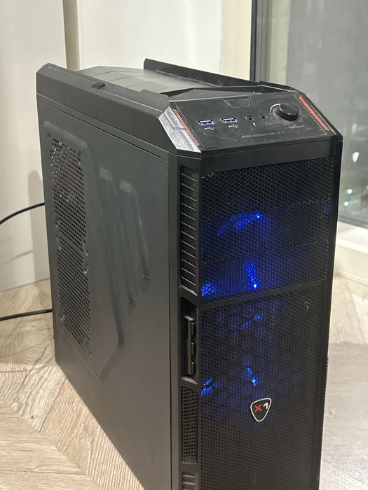 Продается компьютер+мышь+клавиатура+ монитор 60 герц