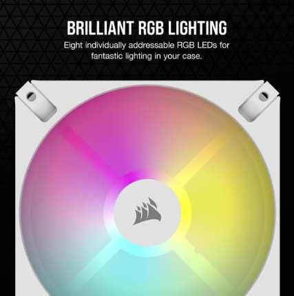 Комплект вентилатори Corsair iCUE AR120 RGB