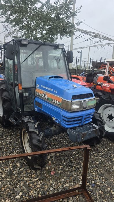 Tractor japonez cabina yanmar kubota rate, freza